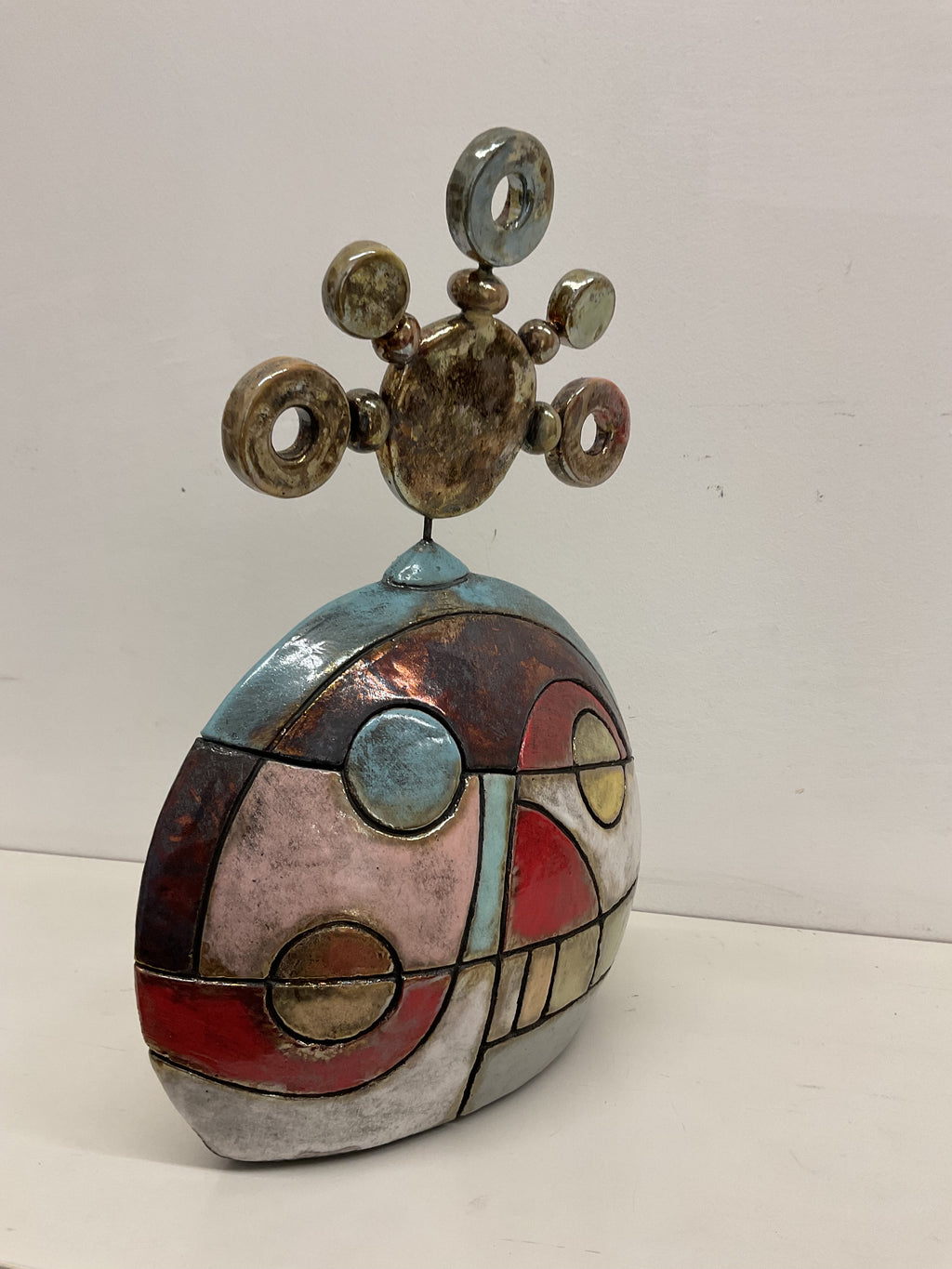 Scatola Scultura in Raku – 31 × 22 cm