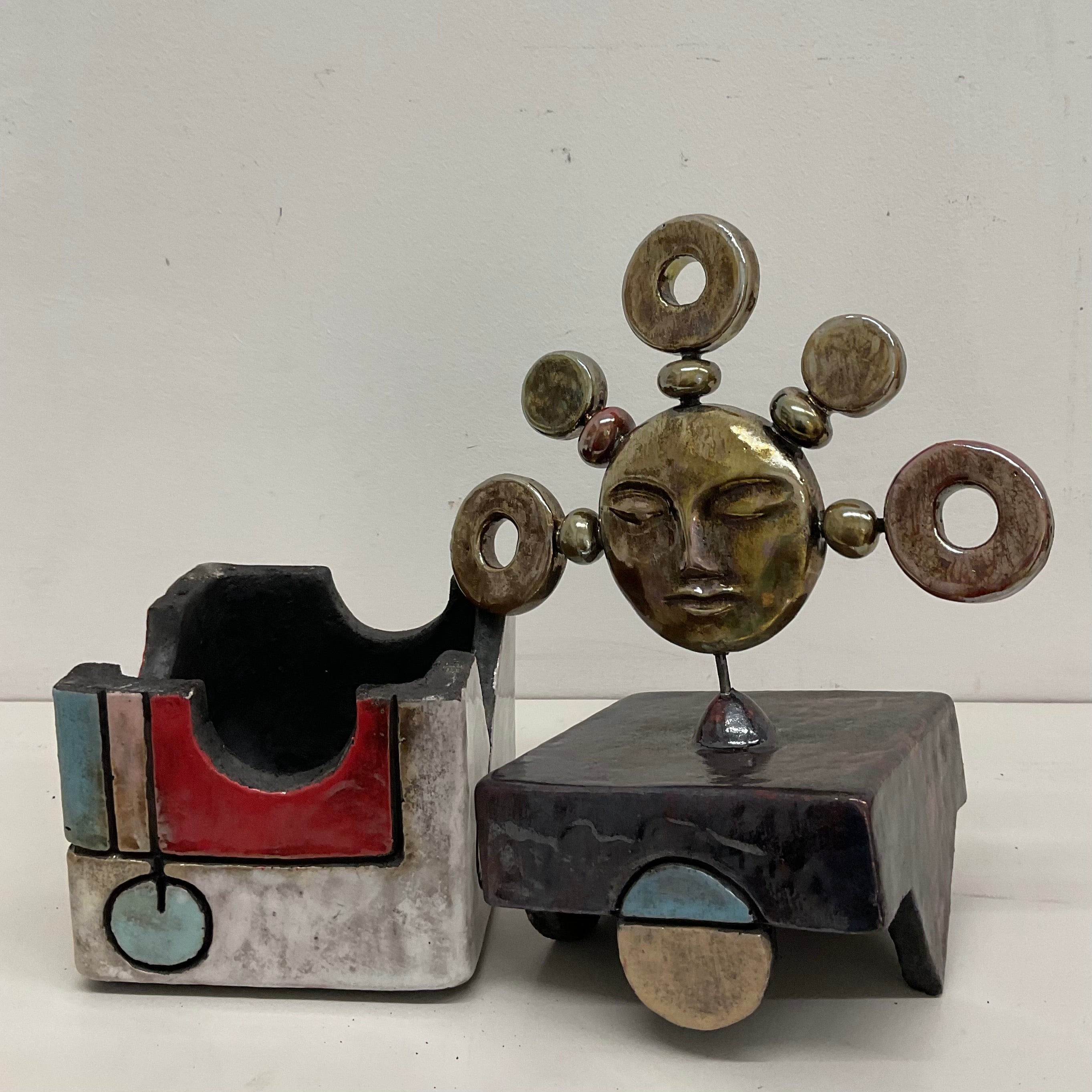 Scatola Scultura in Raku – 25 × 16 cm