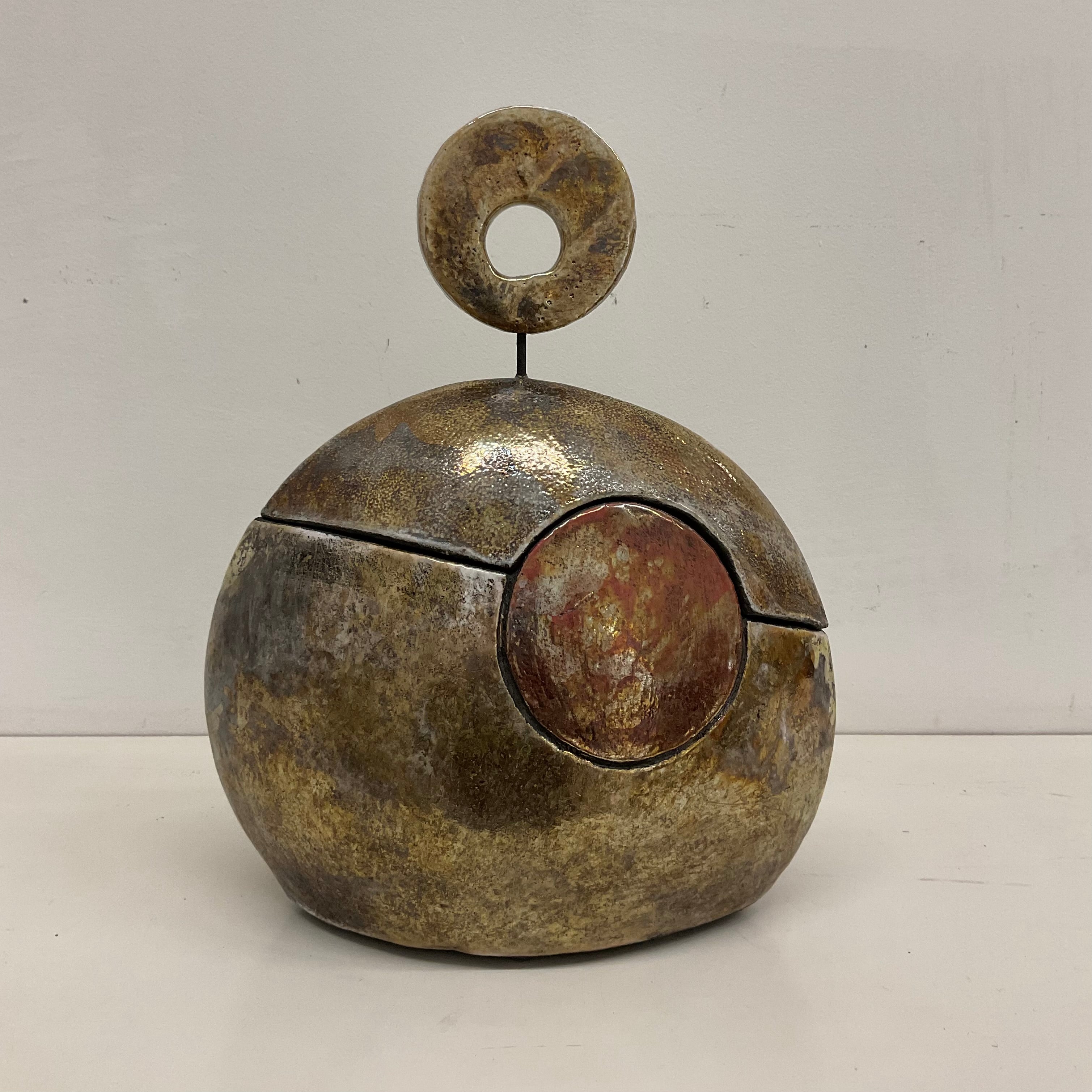 Scatola Scultura in Raku – 28 × 22 cm
