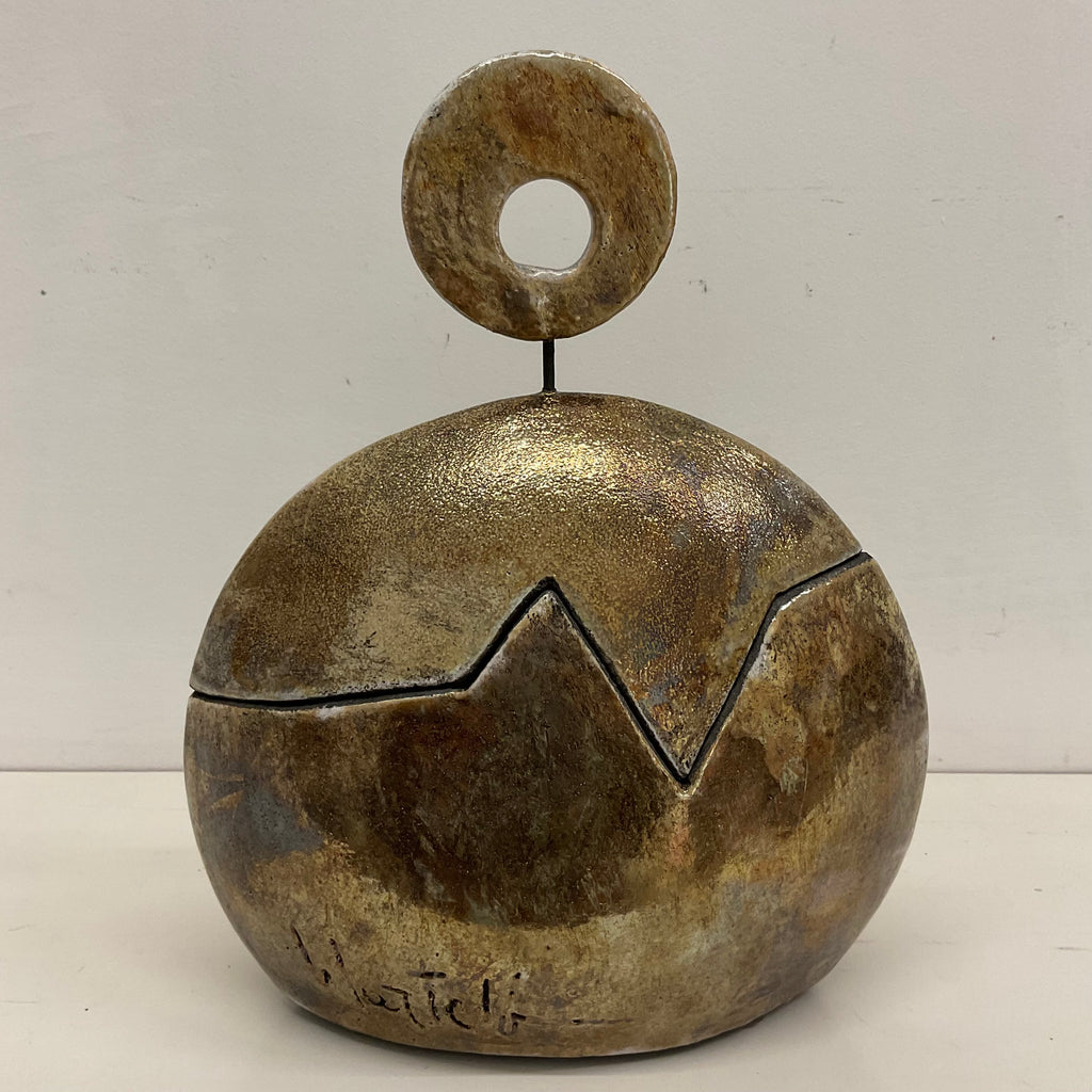 Scatola Scultura in Raku – 28 × 22 cm