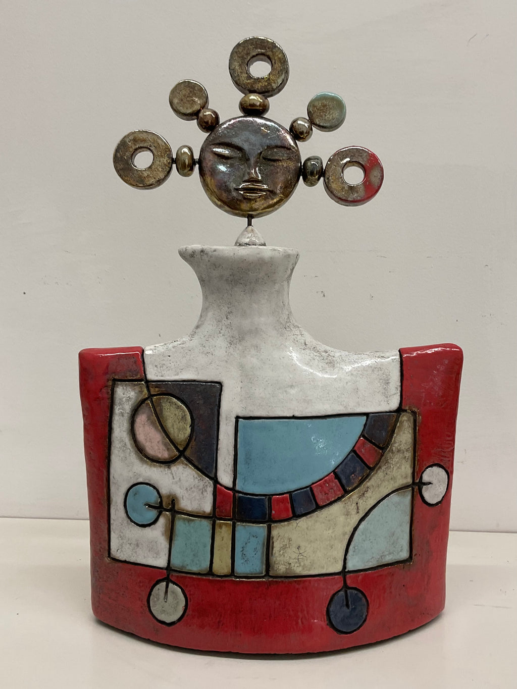 Scatola in ceramica rossa per custodire i ricordi