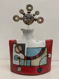 Scatola in ceramica rossa per custodire i ricordi