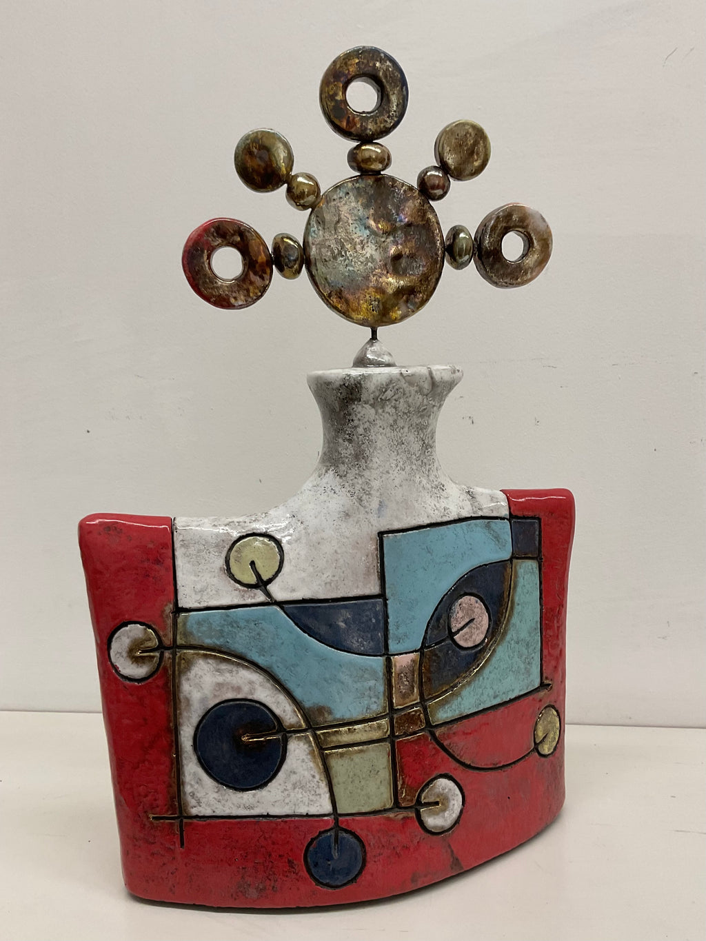 Scatola in ceramica rossa per custodire i ricordi