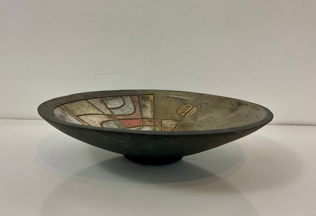 Centrotavola in Raku – Ø 33 cm
