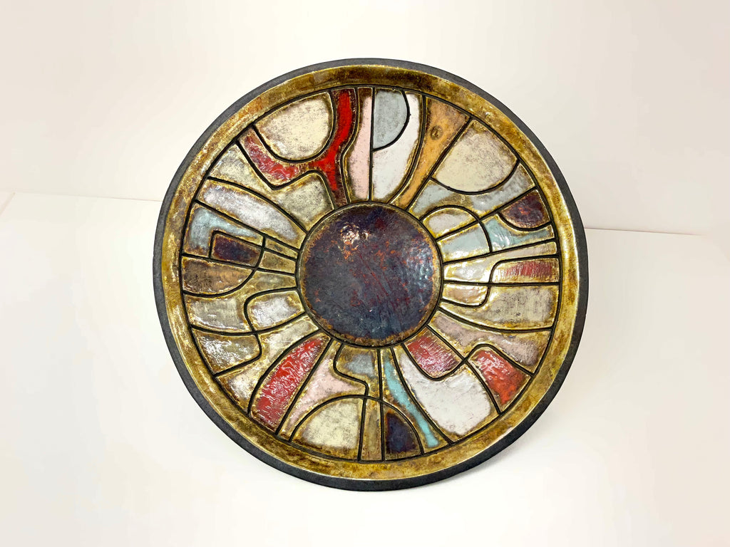 Centrotavola in Raku – Ø 33 cm