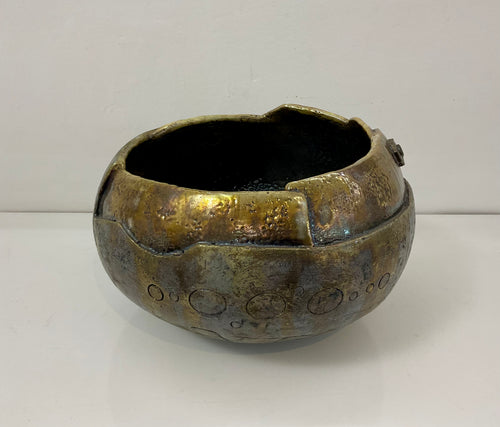 Centrotavola in ceramica raku