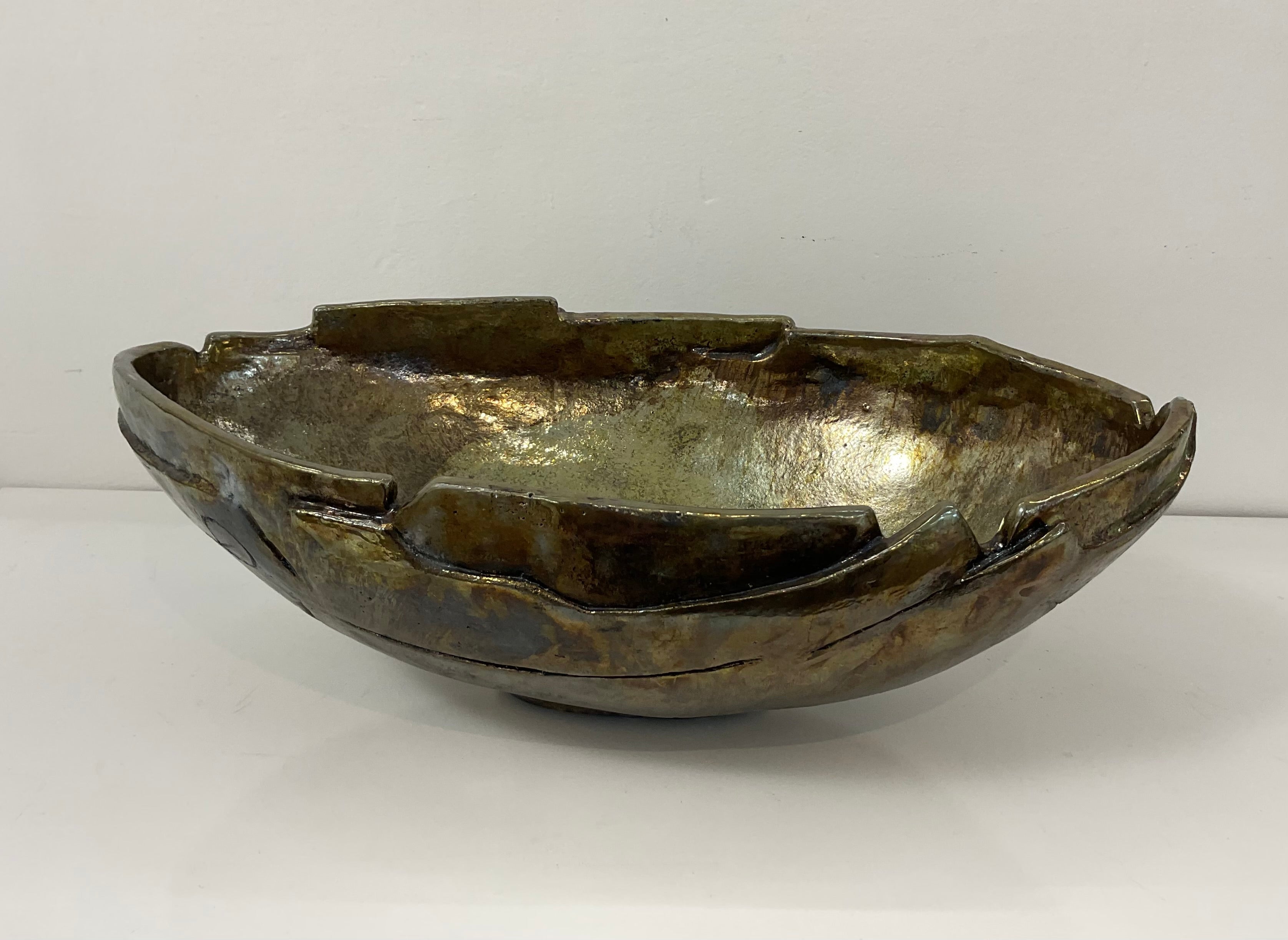 Centrotavola in ceramica raku