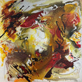 La Danza del Grano – dipinto astratto originale 100x100 cm